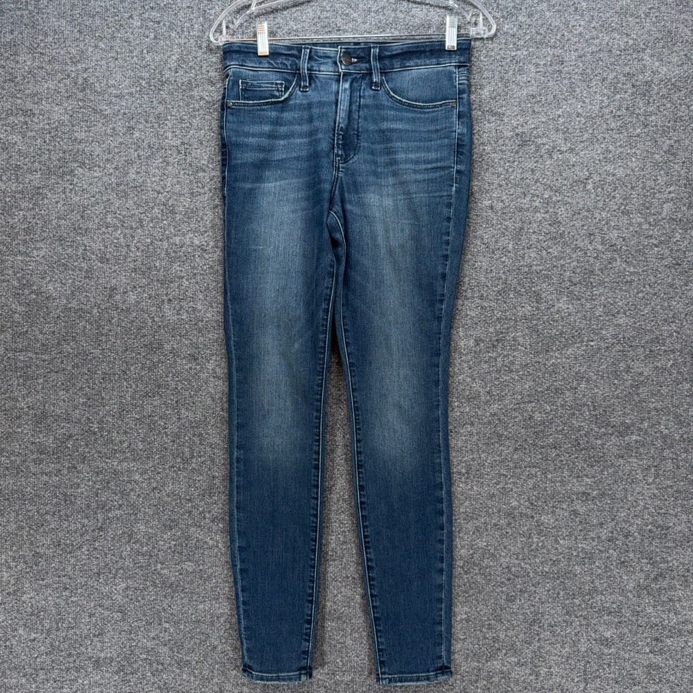 Athleta Sculpt Tight Skinny Jeans Womens 2 Blue Stretch High Rise Denim Pants